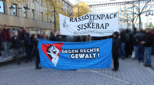 Rassistenpack zu Siskebap - Gegenkundgebung auf dem Husemannplatz