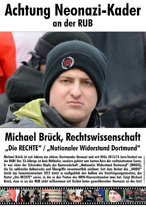 Michael Brück, Nazi-Kommilitone an der RUB